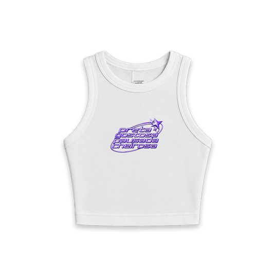 PRETA GOSTOSA / WHITE TOP flat mockup
