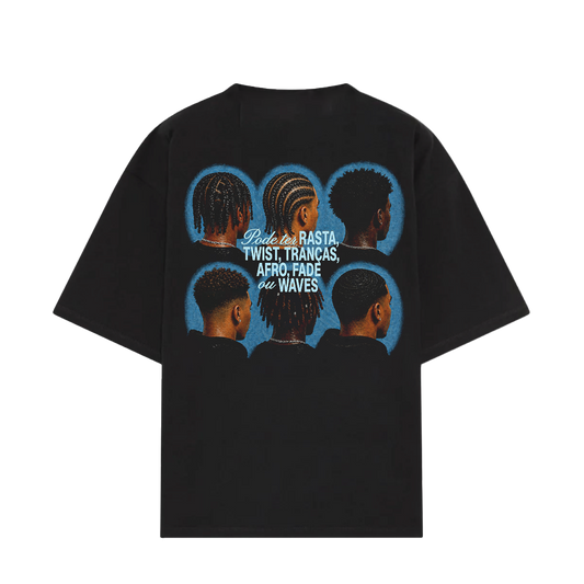 NENNY / BLACK TEE flat mockup
