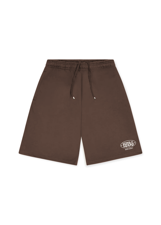BROWN SHORTS flat mockup