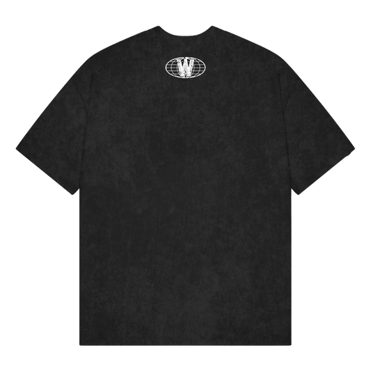 WETBEDGANG BLACK ACID TEE — alternate view